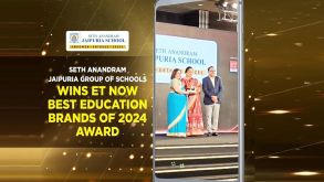 Seth Anandram Jaipuria Group of Schools Receives ET Now Best Education Brands of 2024 Award